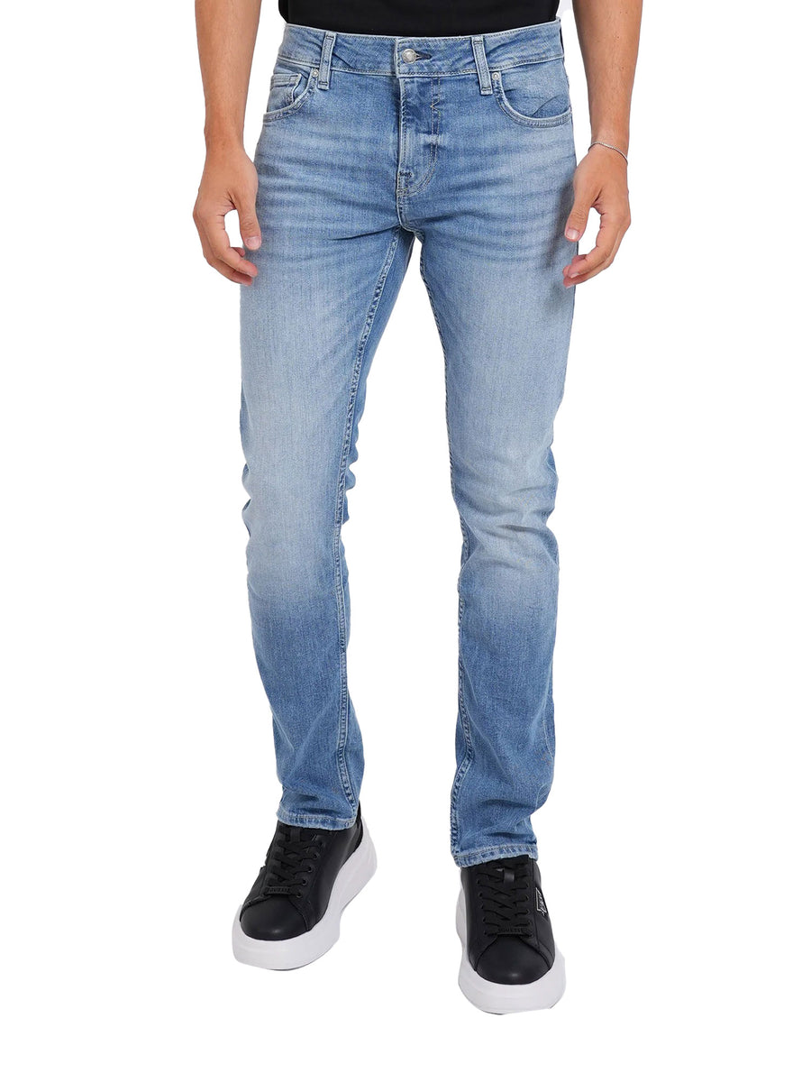 Jeans Guess uomo Miami con gamba affusolata denim medio
