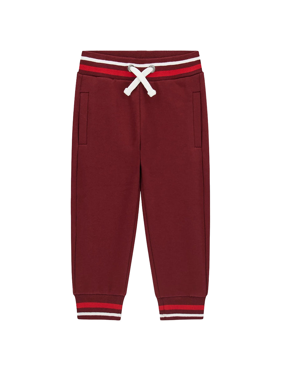 Pantaloni sportivi Guess bambino con coulisse vino
