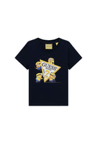 T-shirt a maniche corte Guess bambino minions triangle blu