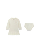Completo due pezzi Guess neonata compl. 2 pz. ( abito+panties) crema