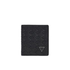 Portafoglio Guess uomo Torino a libro con motivo monogram nero