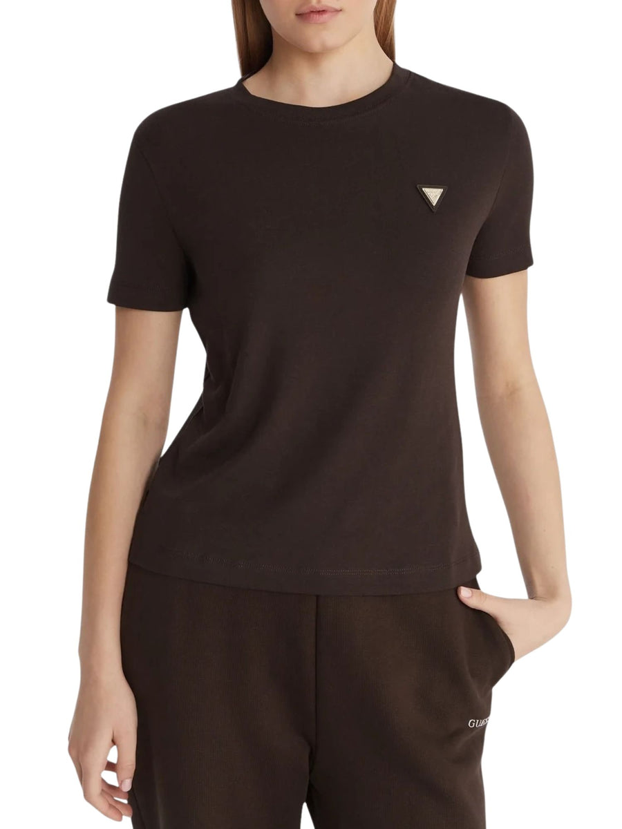 T-shirt Guess donna Colette caffe'