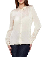 Camicia Guess donna New marthe logo Crema