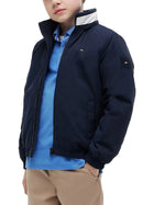 Giubbino Tommy Hilfiger bambino heritage essential blu