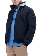 Giubbino Tommy Hilfiger ragazzo heritage essential blu