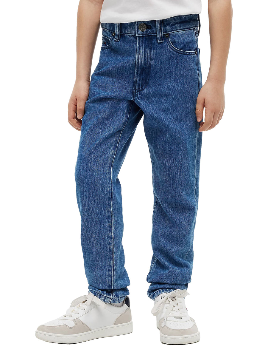 Jeans Tommy Hilfiger bambino straight denim medio