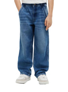 Jeans Tommy Hilfiger bambino baggy sailor denim medio