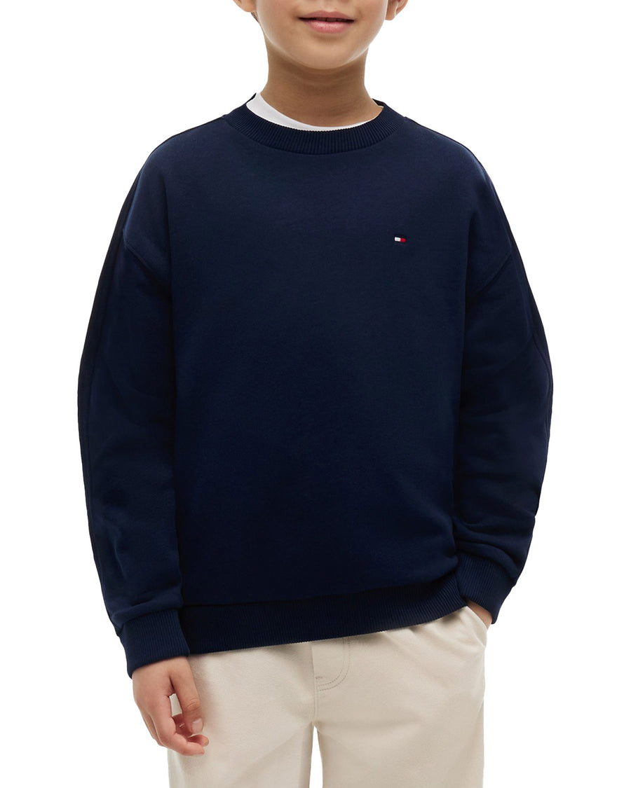 Felpa Tommy Hilfiger bambino team tommy blu