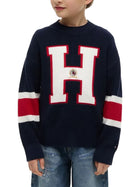 Maglia Tommy Hilfiger bambino graphic blu