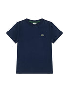 T-shirt Lacoste bambino manica corta core blu