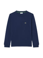 T-shirt Lacoste ragazzo manica lunga icon core blu