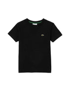 T-shirt Lacoste ragazzo manica corta core nero