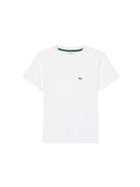 T-shirt Lacoste ragazzo manica corta core bianco