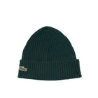 Cappello Lacoste uomo costine lana spazzolata verdone