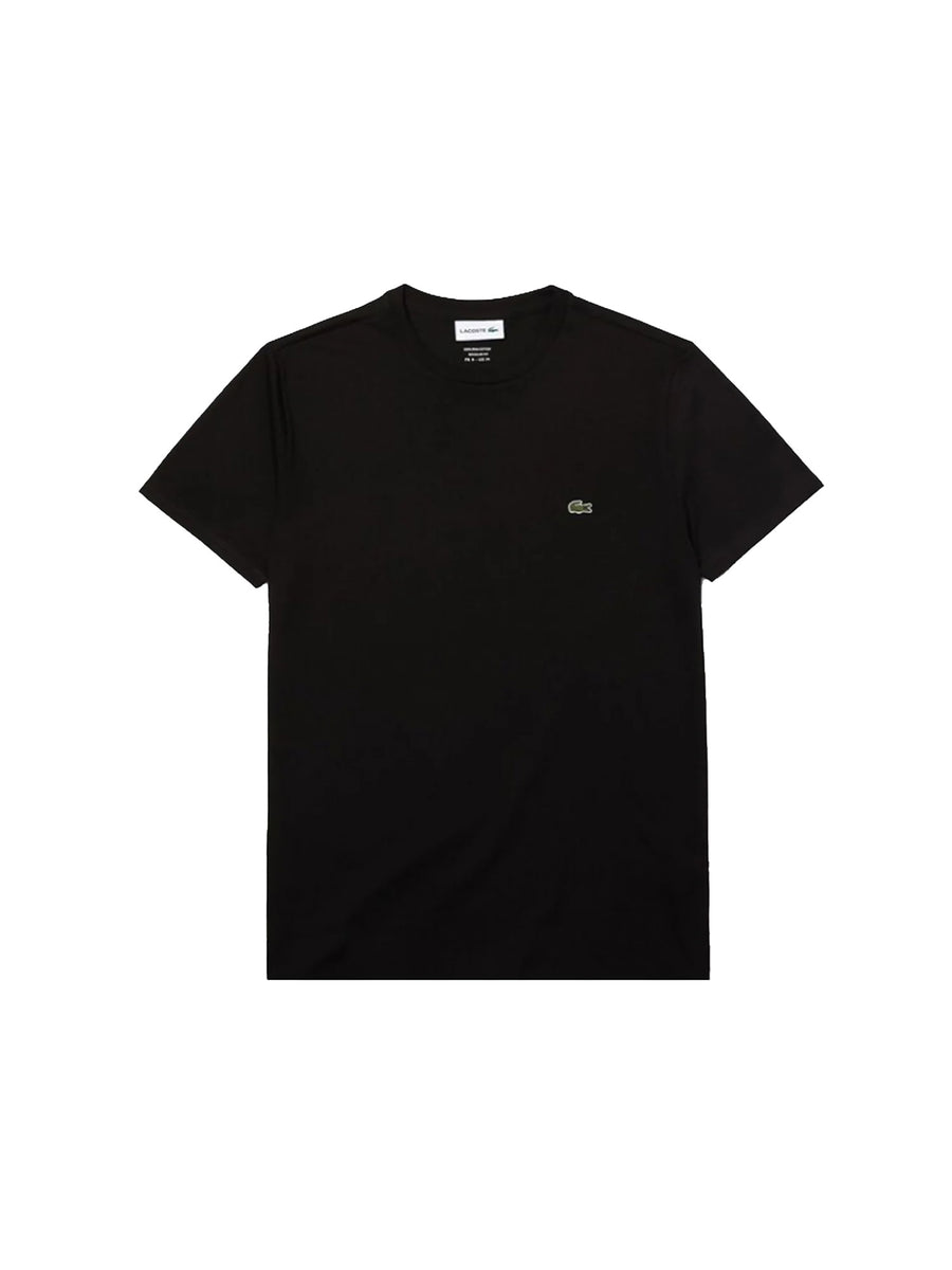 T-shirt Lacoste uomo manica corta pima cotton nero