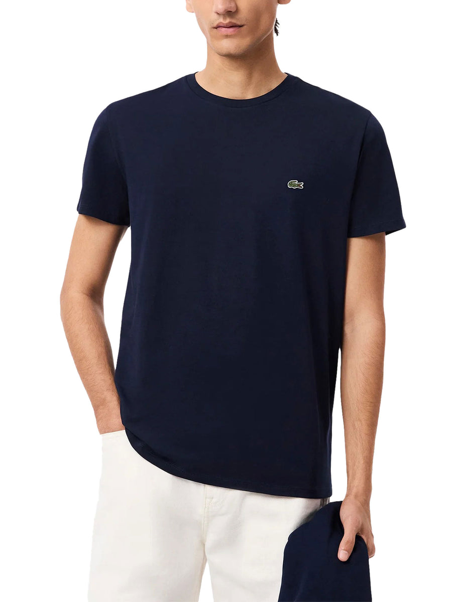 T-shirt Lacoste uomo manica corta pima cotton blu