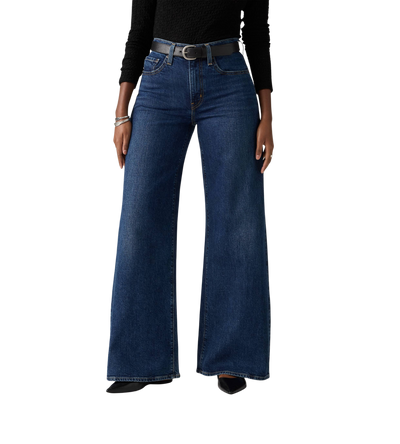 Jeans Levi’s donna 728 High Rise Wide Leg in denim medio
