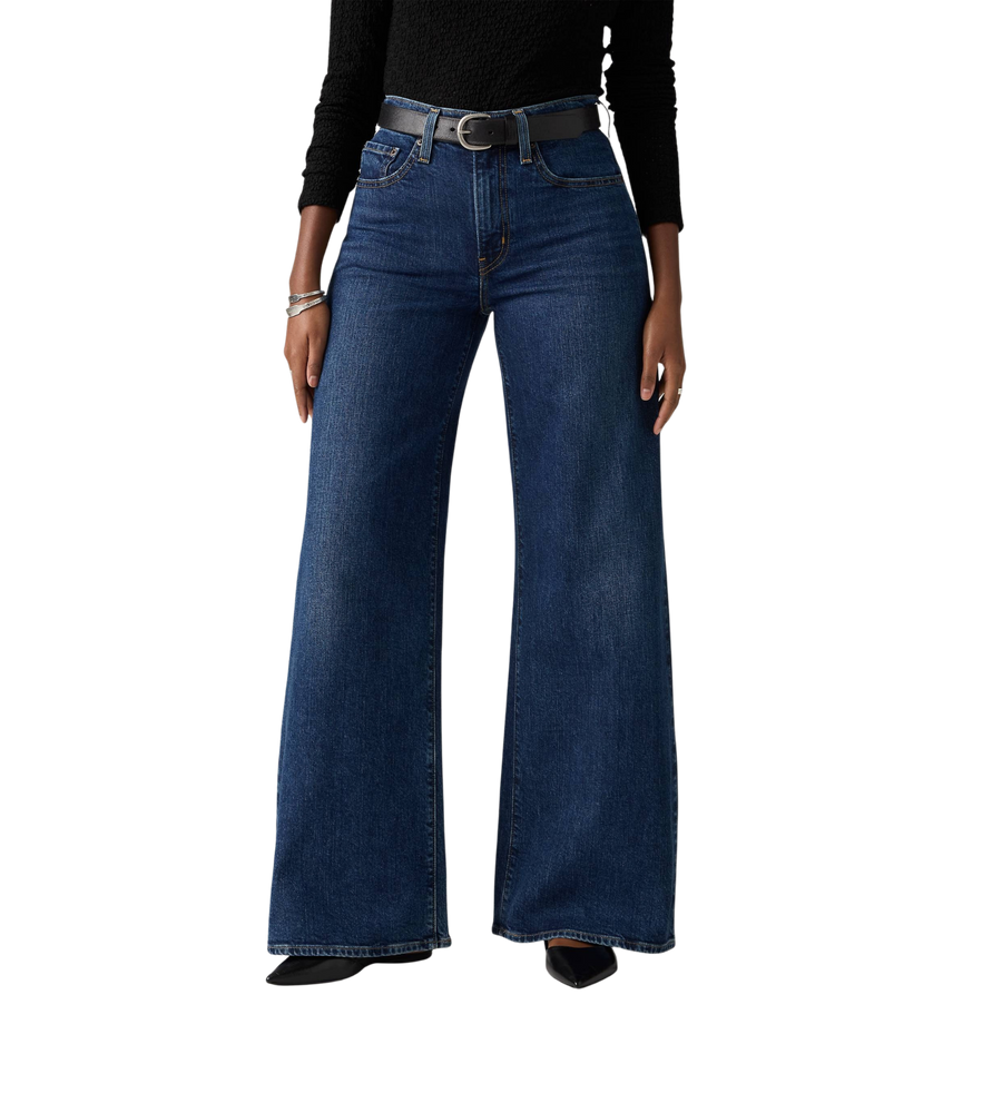 Jeans Levi’s donna 728 High Rise Wide Leg in denim medio