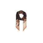 Foulard Liu Jo donna con stampa marrone