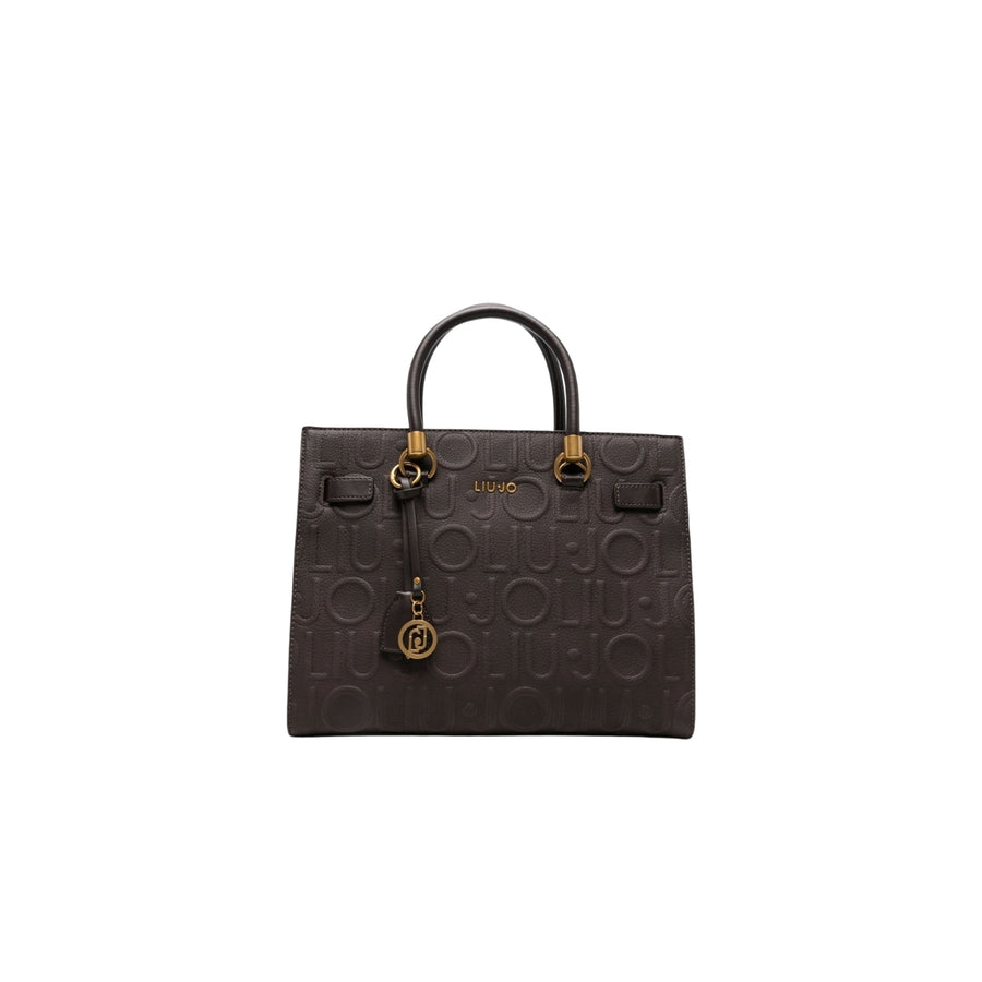 Borsa tote media Liu Jo con motivo logo moro
