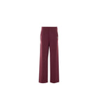 Pantalone Liu Jo Sport donna con dettaglio strass bordeaux