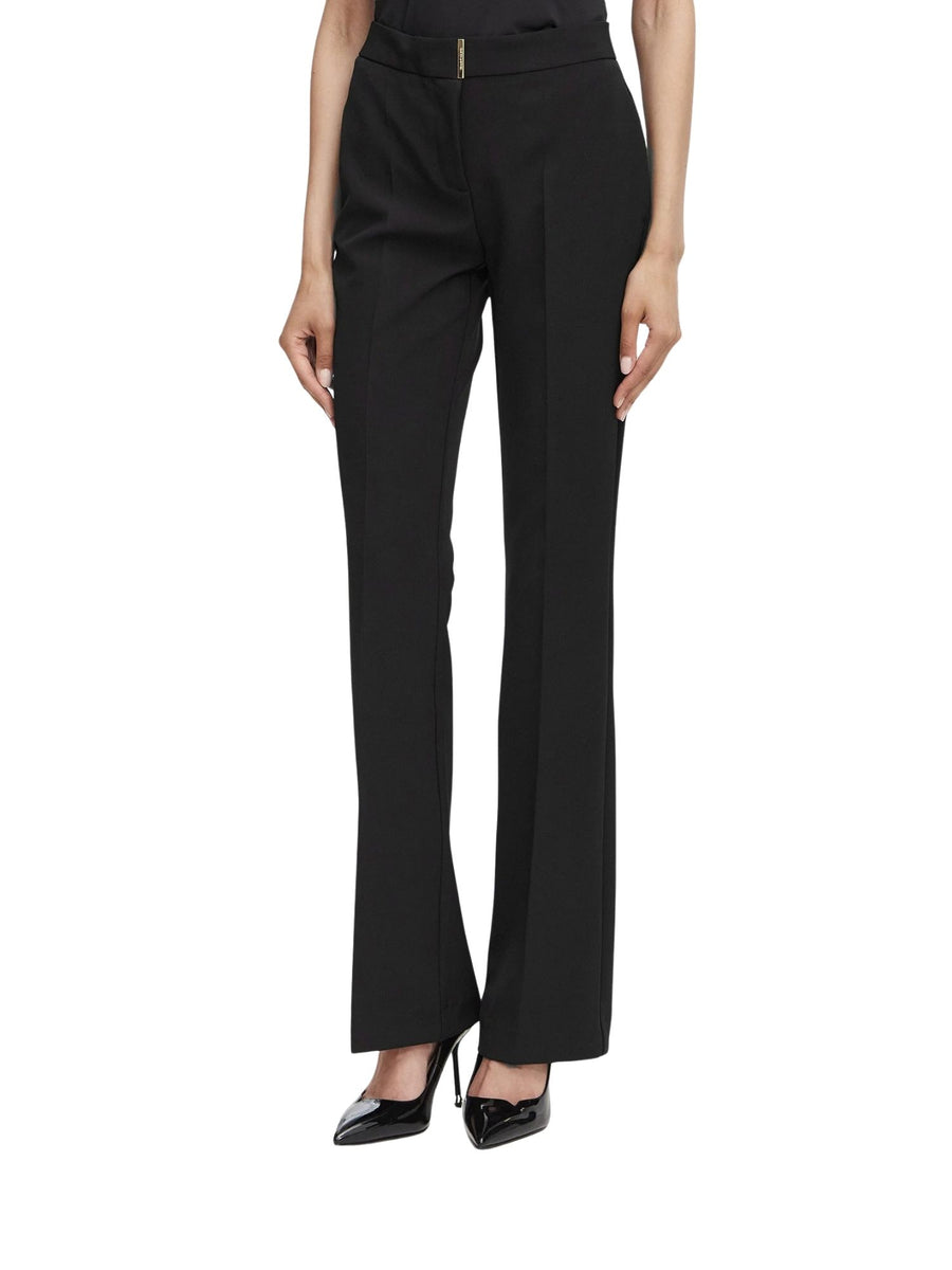 Pantalone straight modello Jasmine nero
