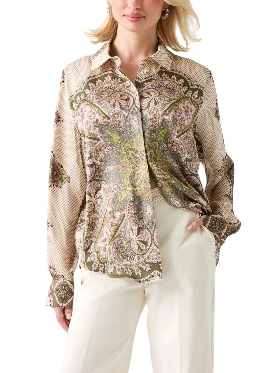 Camicia con maniche lunghe modello Melissa paisley mirage place