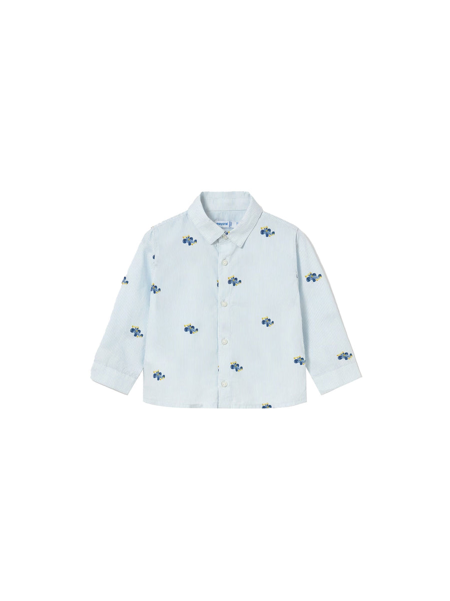Camicia Mayoral neonato stampata cars fantasia