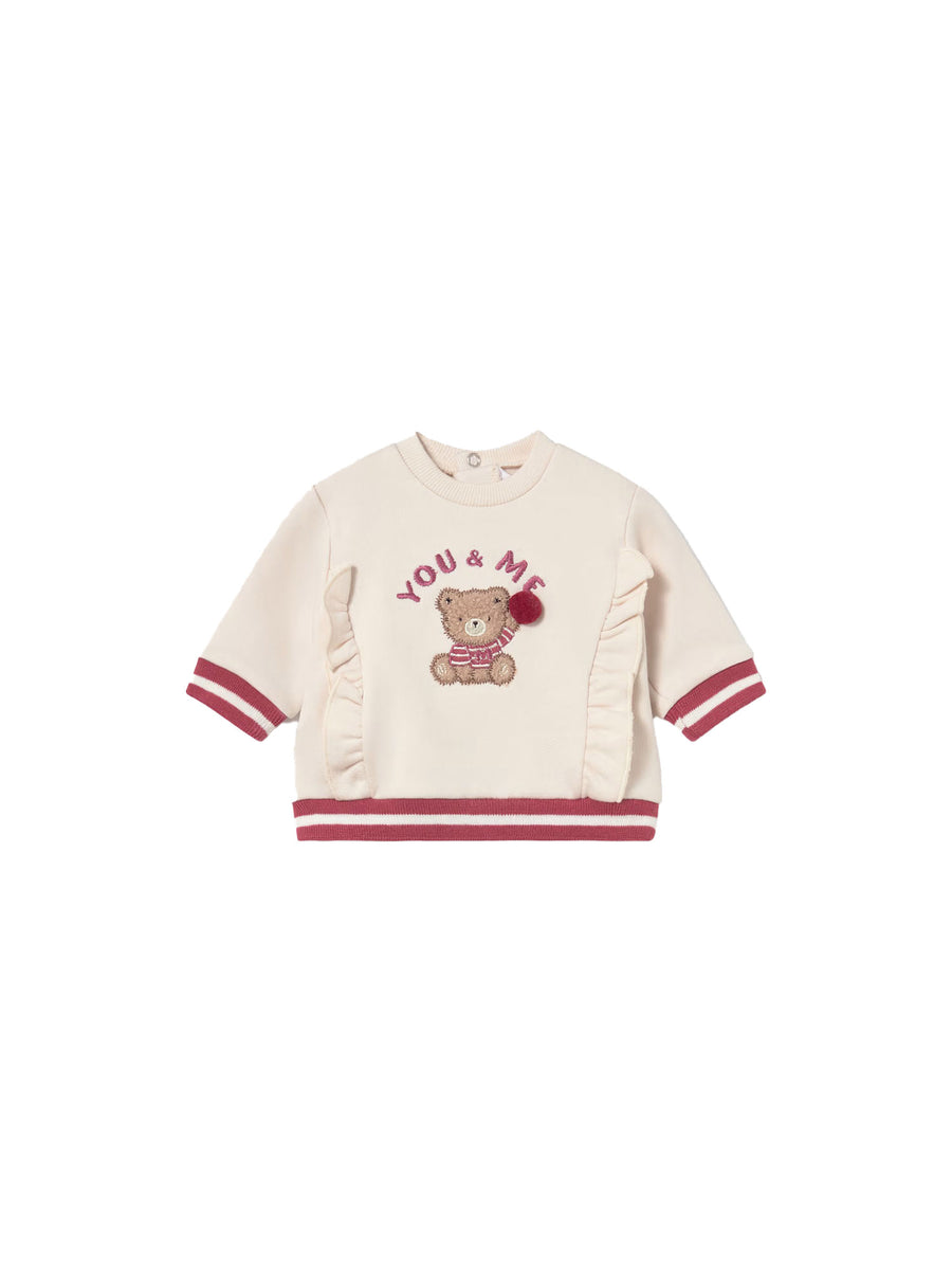 Felpa Mayoral neonata you&me teddy ceramica