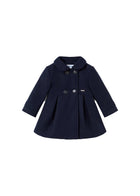 Cappotto Mayoral neonata in panno blu