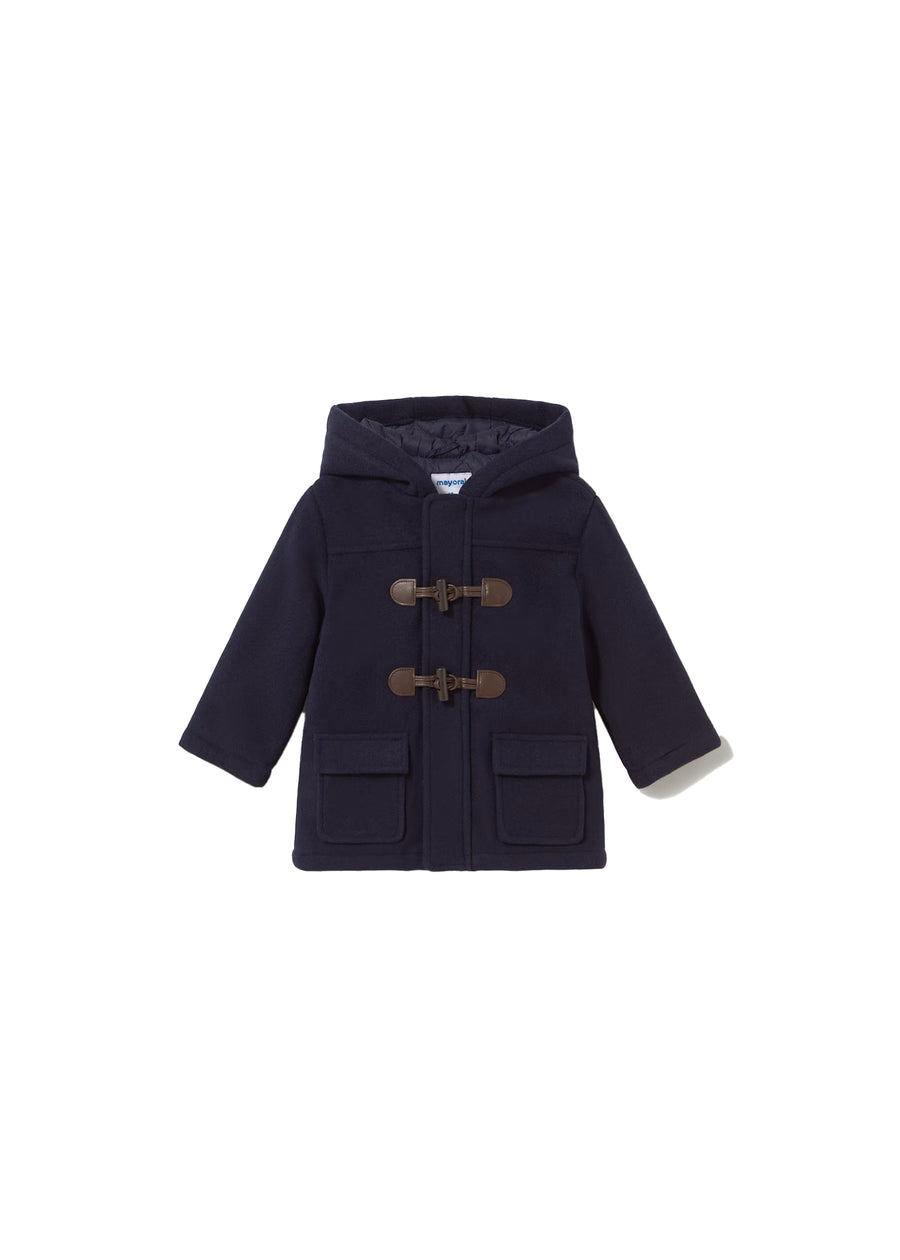 Trench Mayoral bambino con cappuccio blu