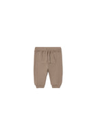 Pantalone Mayoral neonato in felpa con coulisse marrone