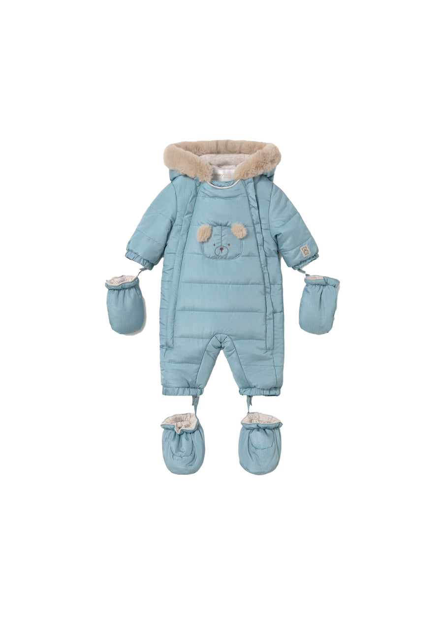 Tuta snow Mayoral neonato in microfibra verde