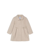 Cappotto Mayoral bambina in panno beige