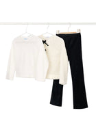 Completo Mayoral bambina giacca, t-shirt e leggings nero