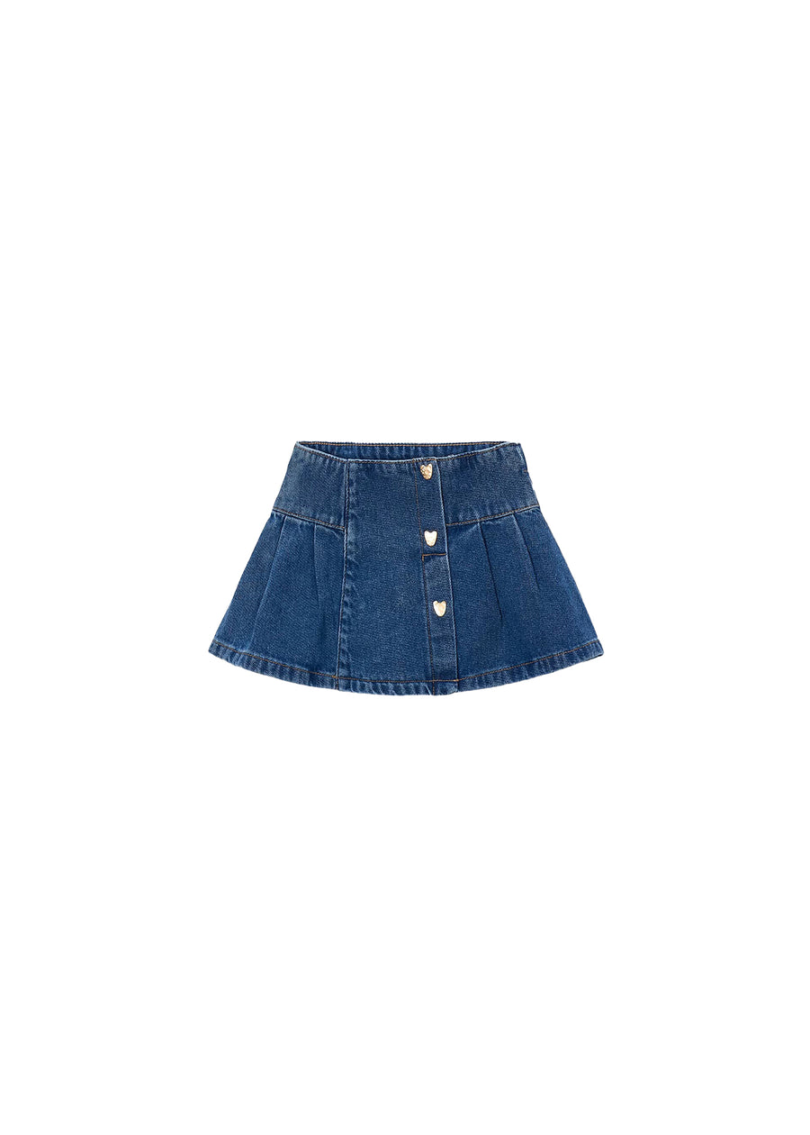 Gonna Mayoral bambina in jeans denim medio
