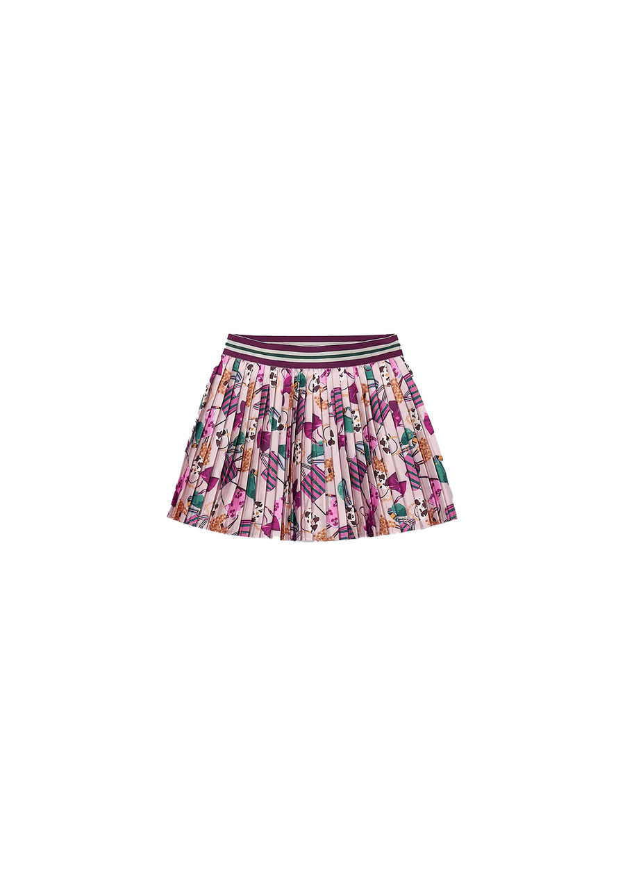 Gonna Mayoral bambina stampata plisset fantasia