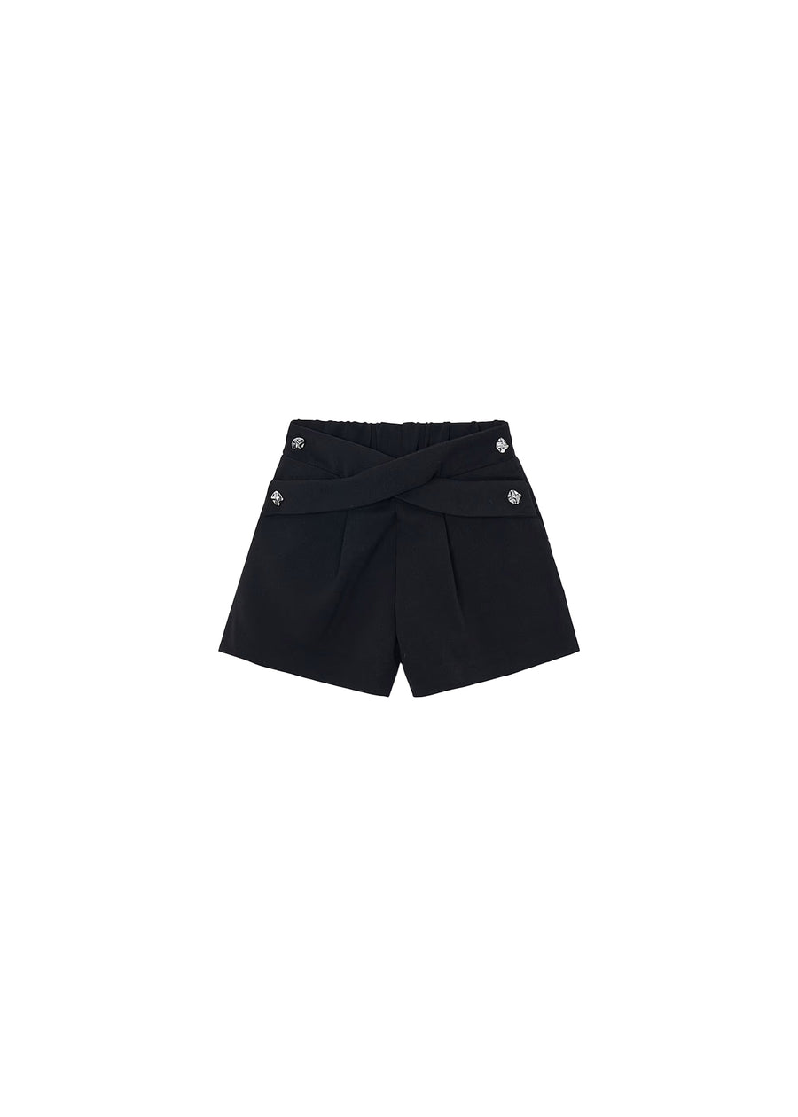 Skort Mayoral bambina pinces nero