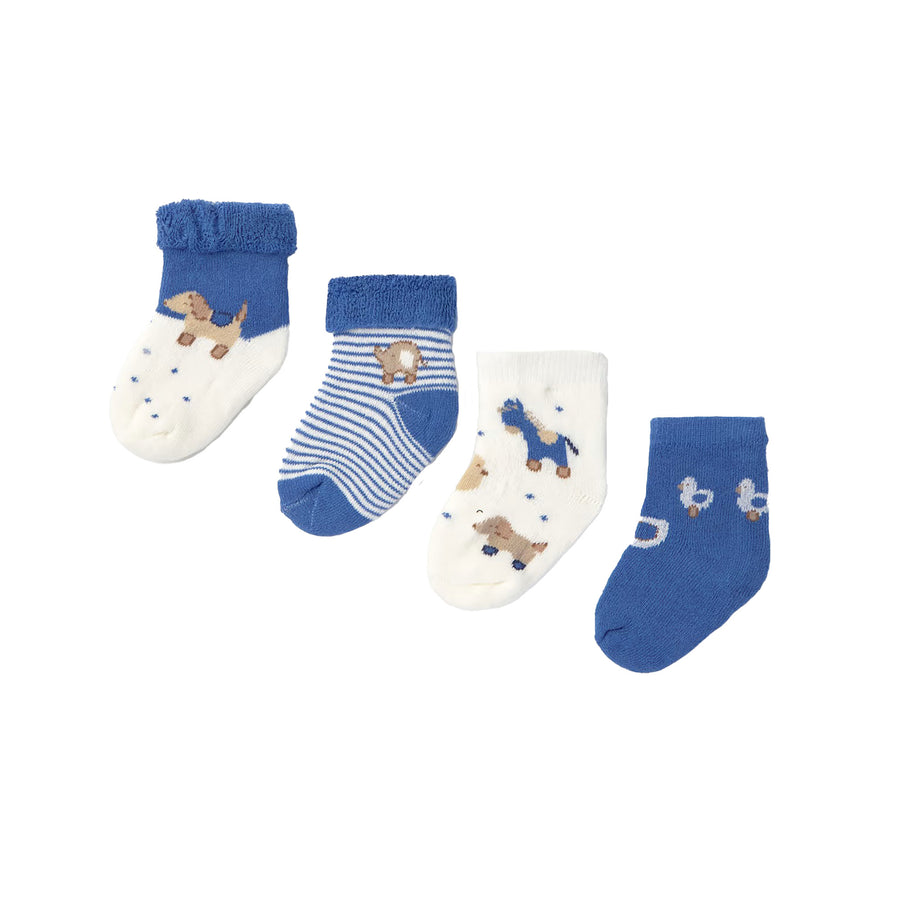 Set da quattro paia di calzini Mayoral neonata blueberry