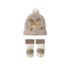 Set cappello e guantini Mayoral neonato moka