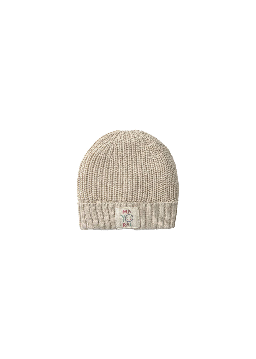 Cappello Mayoral neonato in maglio logo patch roccia