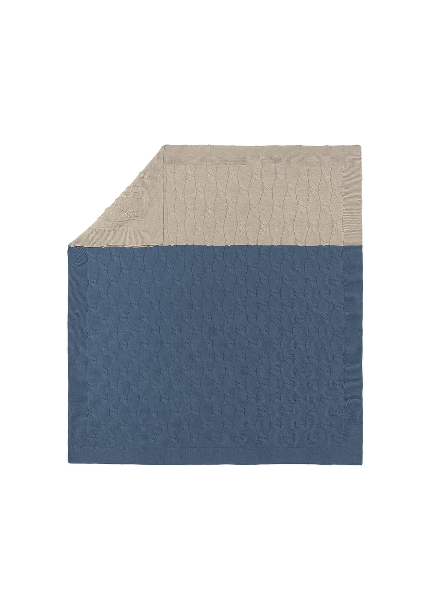 Copertina Mayoral neonato in maglia blueberry