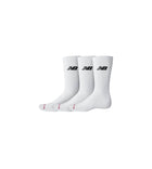 Calze New Balance uomo 3 pack everyday crew bianco