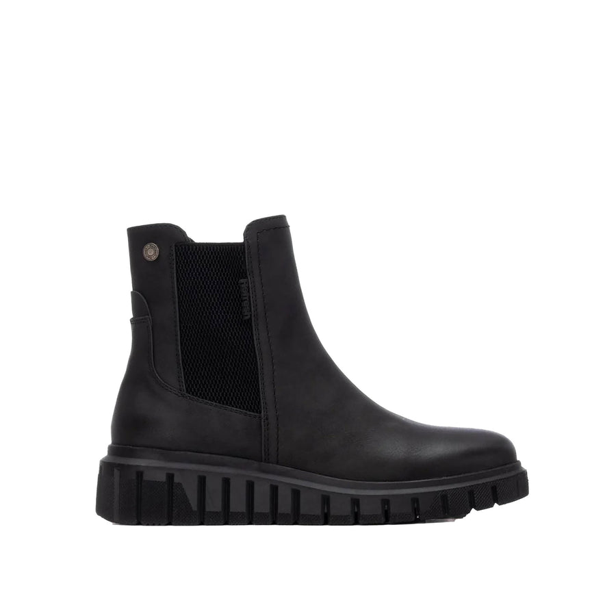 Stivaletto Refresh donna con elastici laterali e suola dentellata