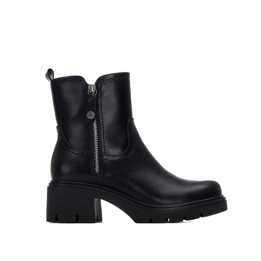 Stivaletto Refresh donna con cerniera e tacco largo