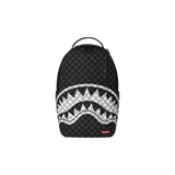 Zaino Sprayground modello drip check shark nero/bianco