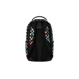 Zaino Sprayground modello crazy check nero multi