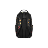 Zaino Sprayground modello scribble fire check fantasia