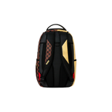 Zaino Sprayground modello Sharks in Paris drip oro/moro