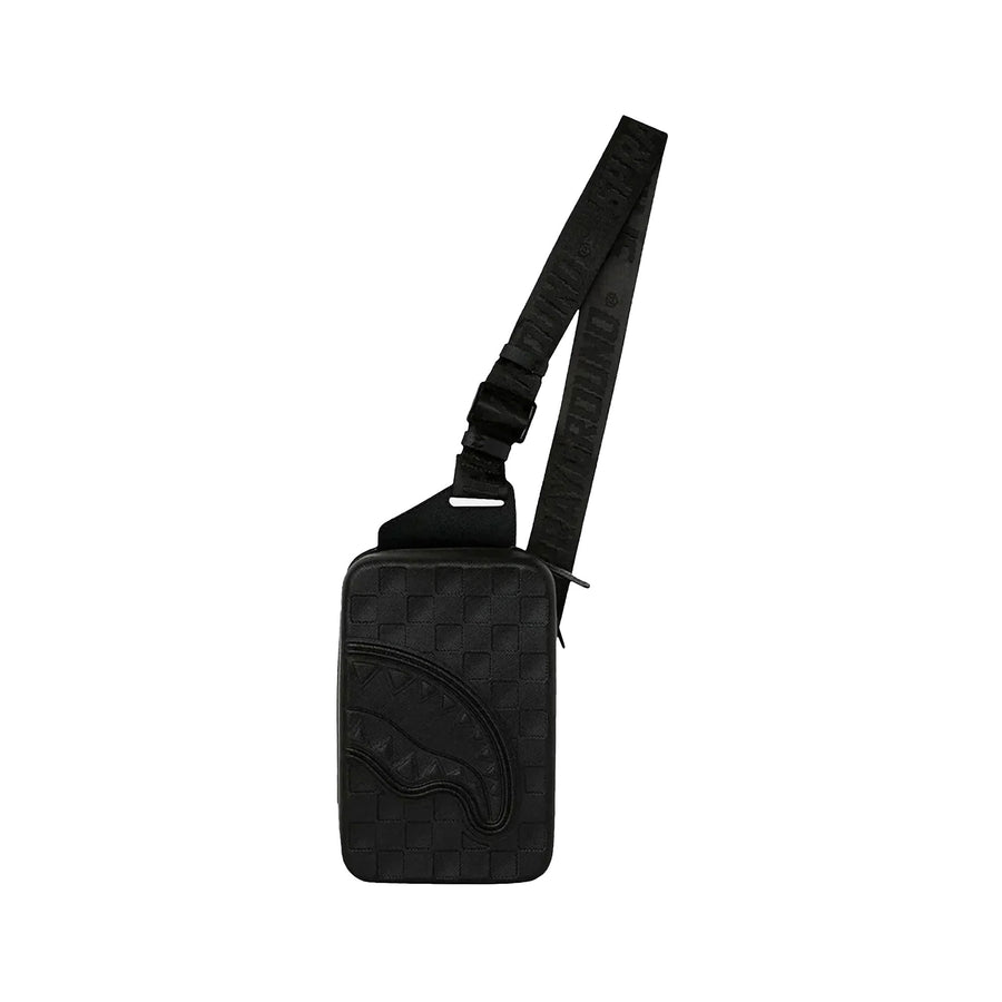 Tracolla Sprayground uomo Hard Shell Raised nero